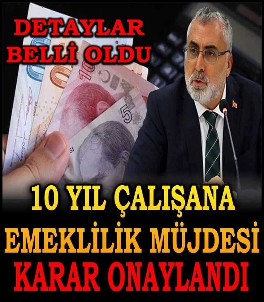 10 yılda çalışanlara güzel haber