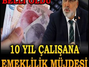 10 yılda çalışanlara güzel haber