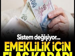 Emeklilik şartları değişiyor!