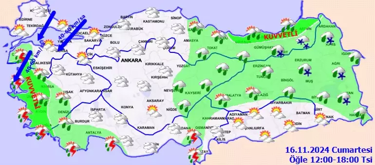 Meteoroloji'den 9 ile sarı kodlu uyarı galerisi resim 3