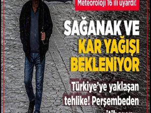 Meteoroloji'den 16 ile sarı kodlu uyarı