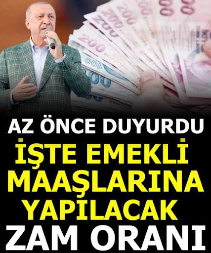 Memur emeklisi ve işçi emeklisinin maaşlarında önemli artış..