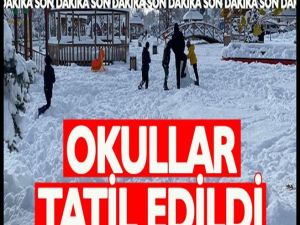 Okullar 1 gün daha tatil edildi