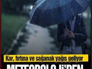 Meteoroloji il il uyardı!