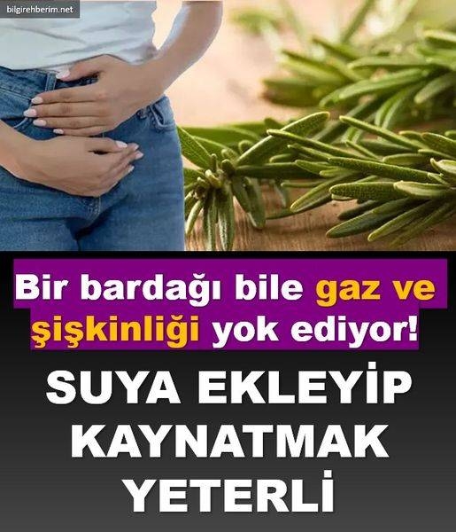 Bir bardağı bile gaz ve şişkinliği yok ediyor galerisi resim 1