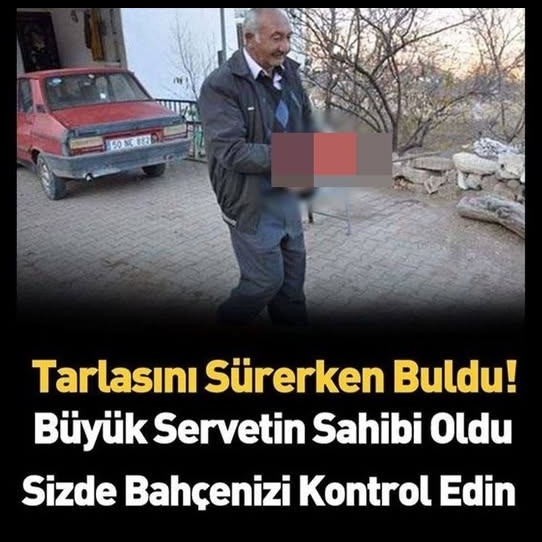 Tarla sürerken buldu Servetin Sahibi Oldu.. galerisi resim 1