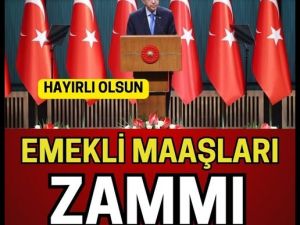 Emekli maaş zam oranları belli oldu