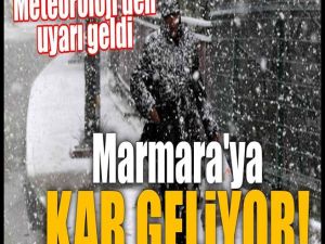 Marmara ve İstanbul'a kar geliyor