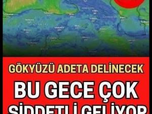 Meteoroloji Son Dakika Açıklaması