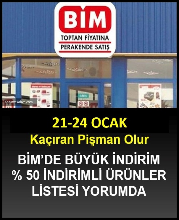 BİM'de büyük indirim günleri! galerisi resim 1