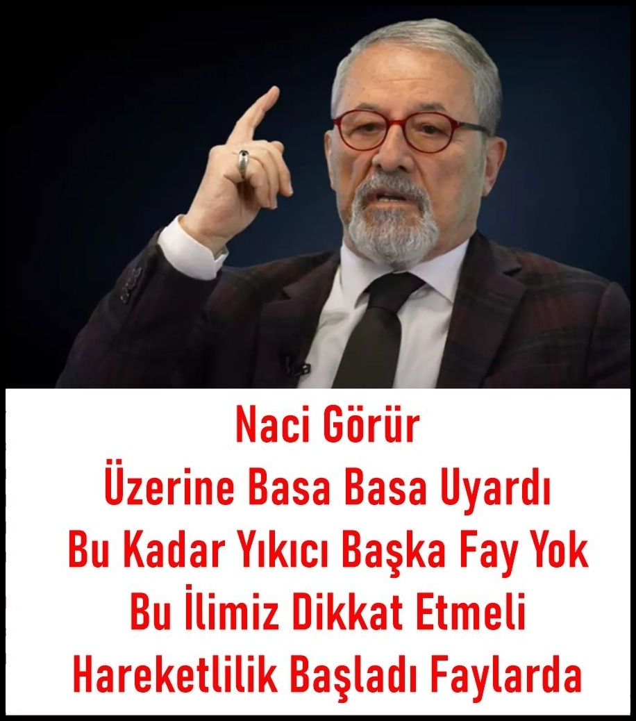 Prof. Dr. Naci Görür üzerine basa basa isim verdi . galerisi resim 1