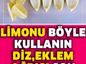 Limon Kabuğu Kullanarak Eklem Ağrılarınızdan Kurtulun