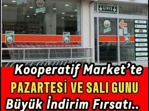 Tarım Kredi Market Büyük İndirim Günleri