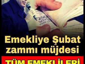 Şubat Ayında Emekliler Adına