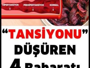 Tansiyonu Düşüren Baharatlar Herkes Bilmeli