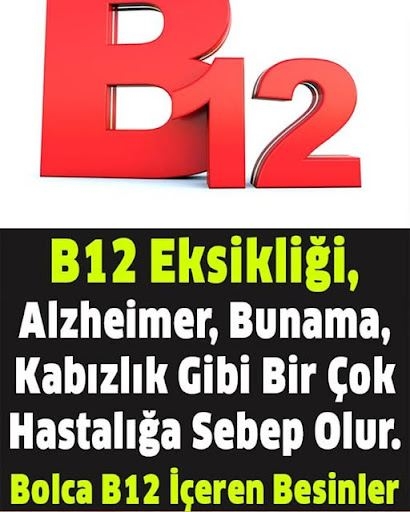 B12 Vitamini Bolca Kapsayan Yiyecekler.. galerisi resim 1