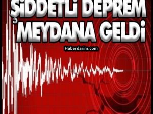 Son dakika deprem