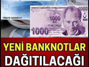 Merkez Bankasından yeni banknotlar