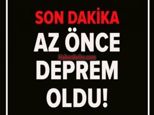 Arka Arkaya  Deprem Oldu