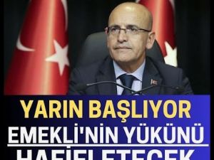 Emekliye müjde yarın başlıyor