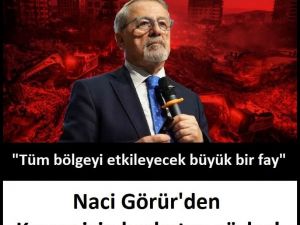 Naci Görür'den Konya için korkutan sözler!