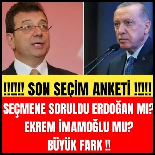 ANKET: Erdoğan mı, Ekrem İmamoğlu mu! İşte Sonuçlar.. >> AYRINTILA galerisi resim 1