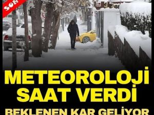 Meteoroloji’den Kar ve Fırtına Uyarısı