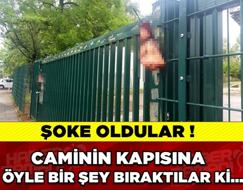 Camiye domuz kafası astılar! galerisi resim 1