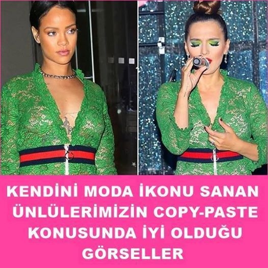 KENDİNİ MODA İKONU SANAN ÜNLÜLERİMİZİN KOPYALA-YAPIŞTIR KONUSUNDA İYİ OL galerisi resim 1