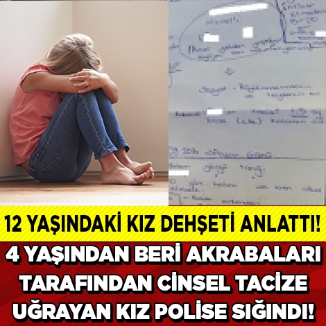 4 Yaşından beri Tacize Uğrayan 12 Yaşındaki Kız Çocuğu Polise Sığındı! galerisi resim 1