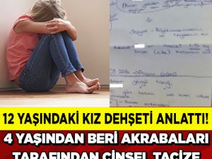 4 Yaşından beri Tacize Uğrayan 12 Yaşındaki Kız Çocuğu Polise Sığındı!