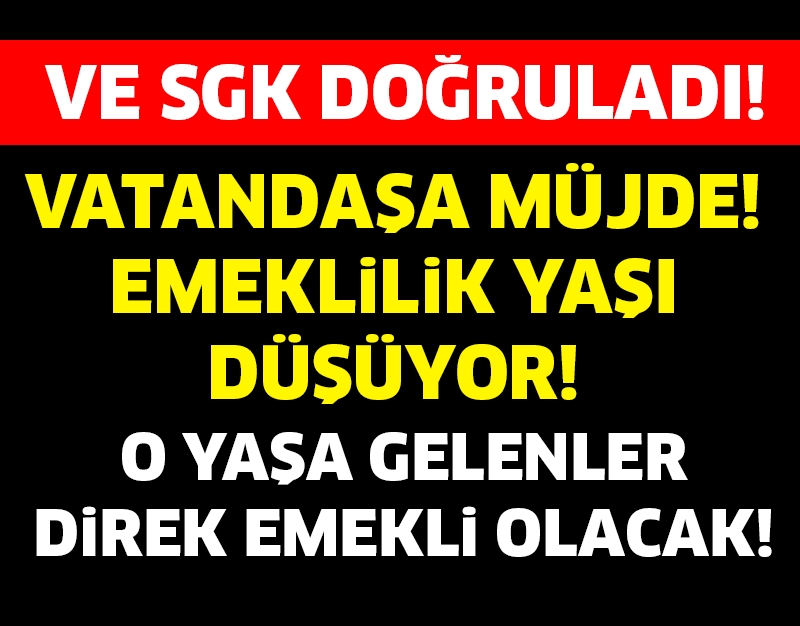 O YAŞA GELENLER ARTIK EMEKLİ OLACAK! galerisi resim 1