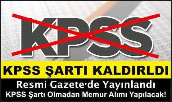 KPSS Şartı Olmadan Memur Alımı Yapılacak! galerisi resim 1