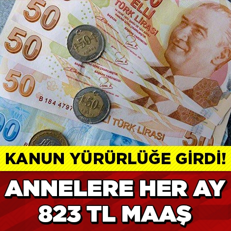 Anneye 823 TL Maaş Onaylandı! galerisi resim 1