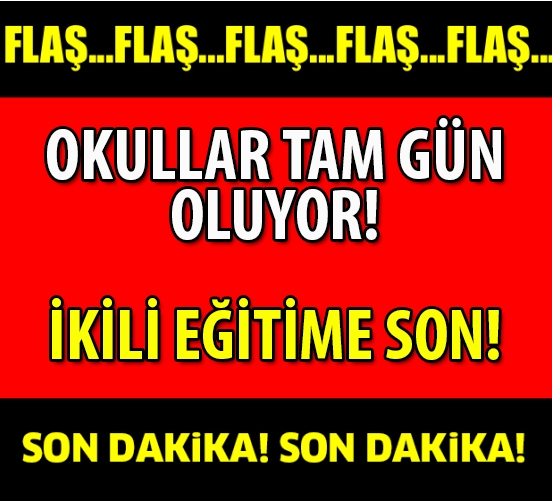 OKULLAR TAM GÜN OLUYOR! galerisi resim 1