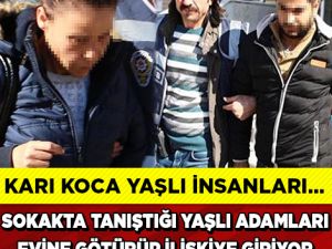 Sokakta tanıştığı yaşlı insanları evine davet edip onlarla ilişkiye giri