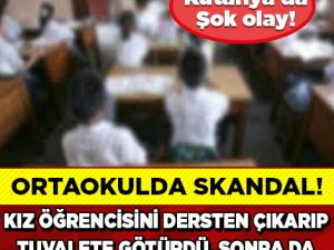 ORTAOKULDA İĞRENÇ SKANDAL! HER ŞEY BÖYLE ORTAYA ÇIKTI...