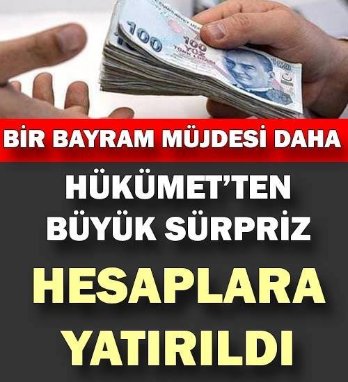 HÜKÜMET'TEN YÜZBİNLERCE VATANDAŞA BÜYÜK SÜRPRİZ! galerisi resim 1