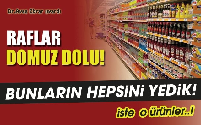 Raflar domuz dolu! Bunların hepsini yedik..! galerisi resim 2