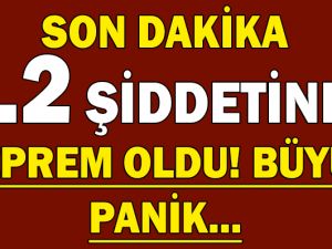 SON DAKİKA! 5.2 ŞİDDETİNDE DEPREM OLDU! BÜYÜK PANİK...