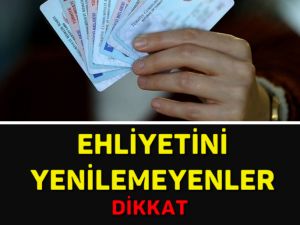 EHLİYETİNİ YENİLEMEYENLER DİKKAT, DEĞİŞİM TARİHİ AÇIKLANDI