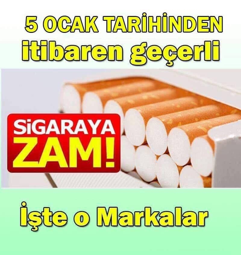 Sigaraya Yılbaşına Sayılı Günler Kala Zam Geldi galerisi resim 1