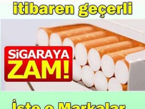 Sigaraya Yılbaşına Sayılı Günler Kala Zam Geldi