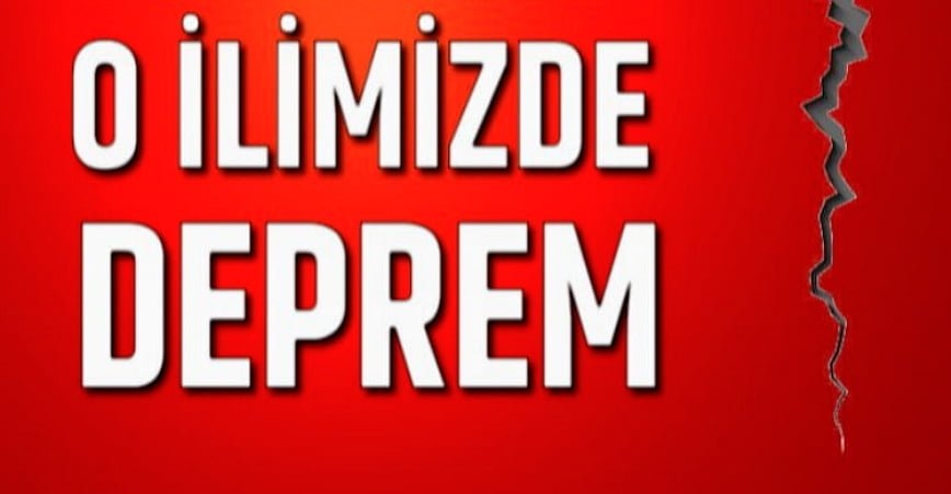 O İLİMİZDE DEPREM OLDU galerisi resim 1