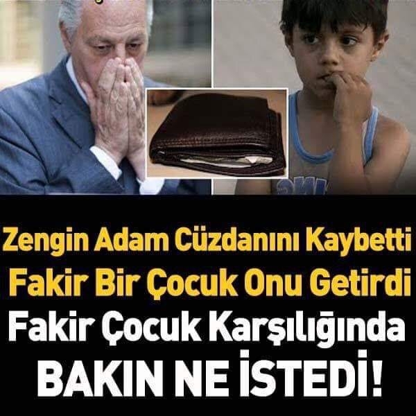 Fakir Çocuk Bakın Karşılığında Zengin Adamdan Ne İstedi! galerisi resim 1