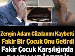 Fakir Çocuk Bakın Karşılığında Zengin Adamdan Ne İstedi!