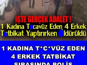 4 KİŞİ T-ATBİKAT ESNASINDA...