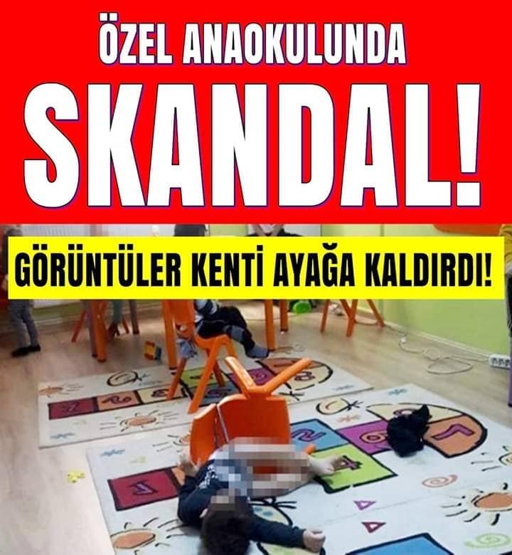 Anaokulunda dehşete düşüren görüntü! galerisi resim 1