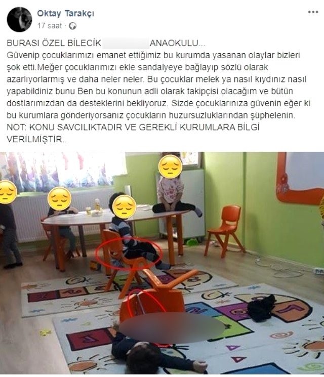 Anaokulunda dehşete düşüren görüntü! galerisi resim 6