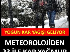 20 Ocak pazartesi kar geliyor!